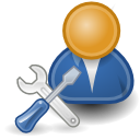 osa svg icon security user blue system administrator